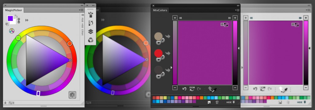 MagicPicker color wheel v2.2 and MixColors color mixer v1.1