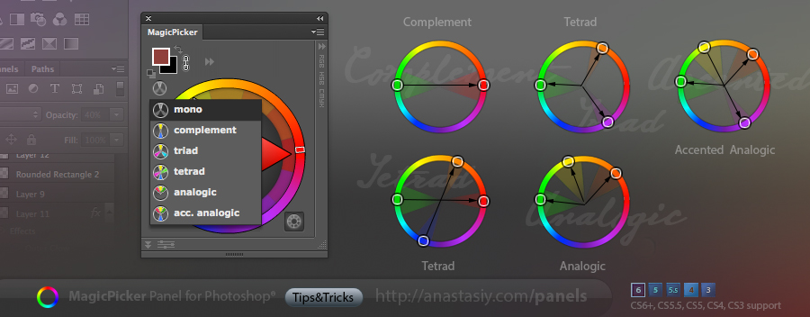 color wheel photoshop cs5 download