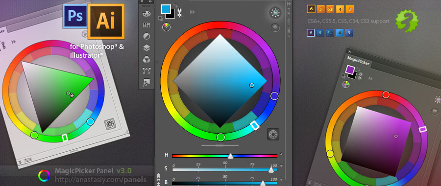 Cgtalk Photoshop Cc 14 Now Has The Most Advanced Color Wheel Panel