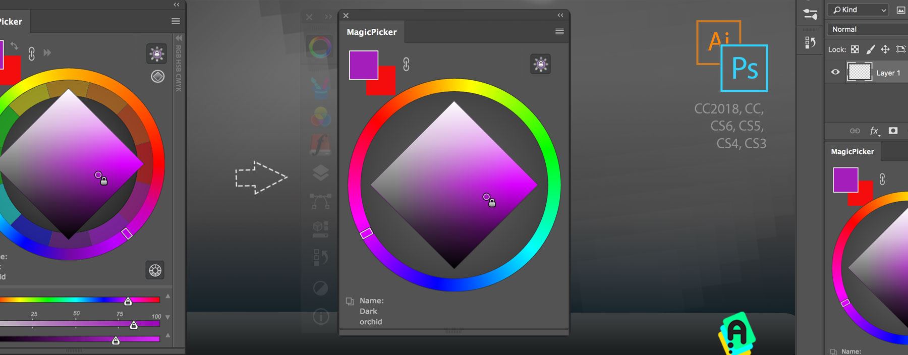 MagicPicker 6 - uncluttered UI in PRO Mode