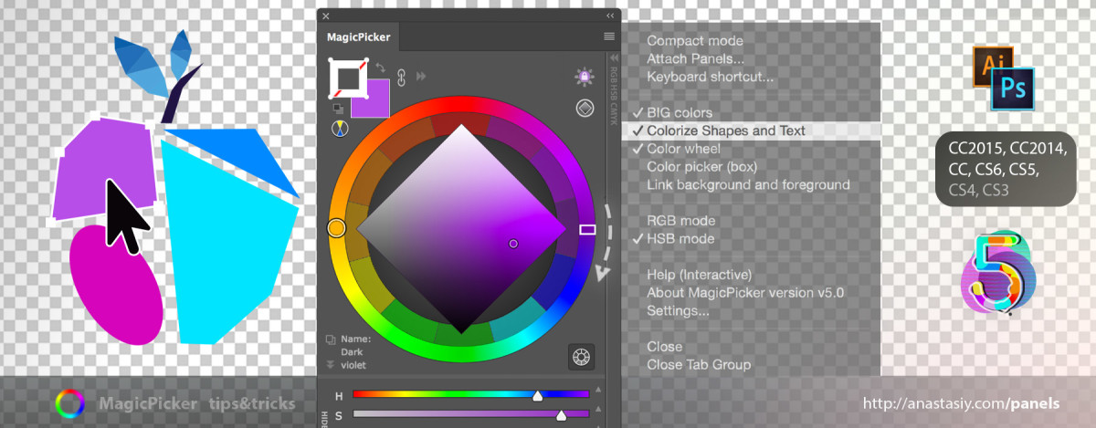 Change color of Stroke & Fill for Shapes in Adobe Photoshop
