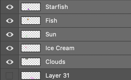 Select multiple layers