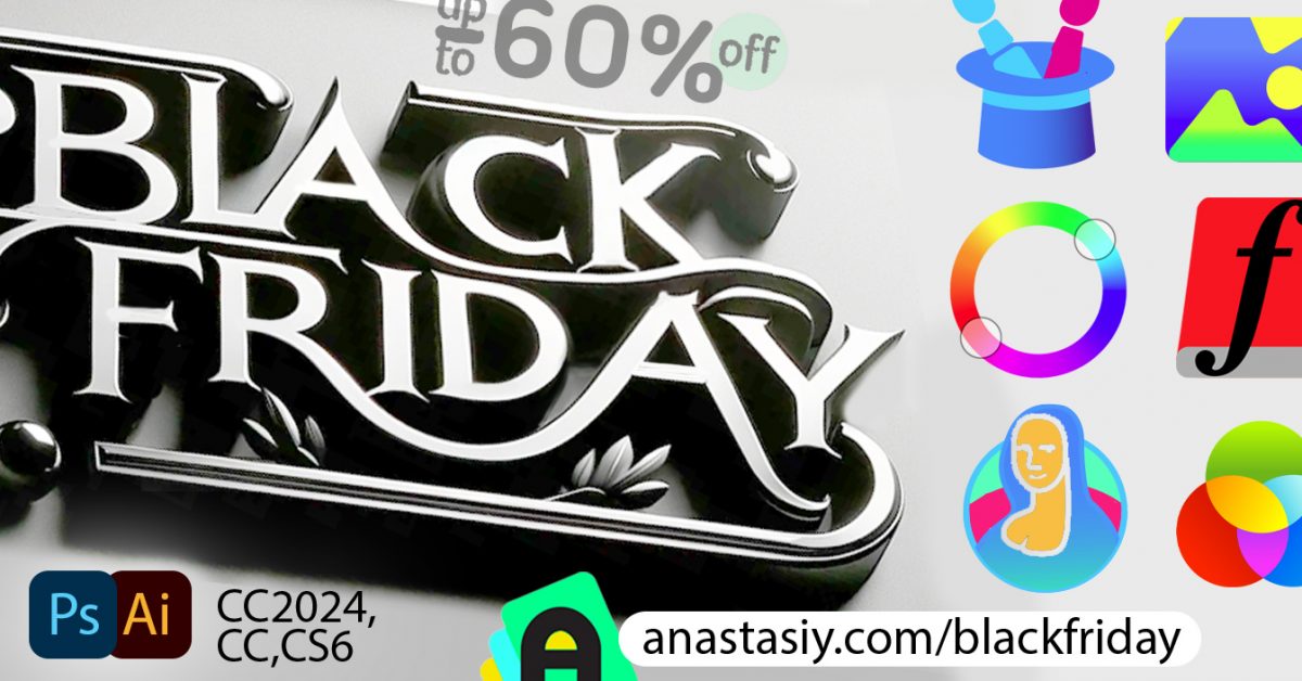 Black Friday 2023 discounts from Anastasiy